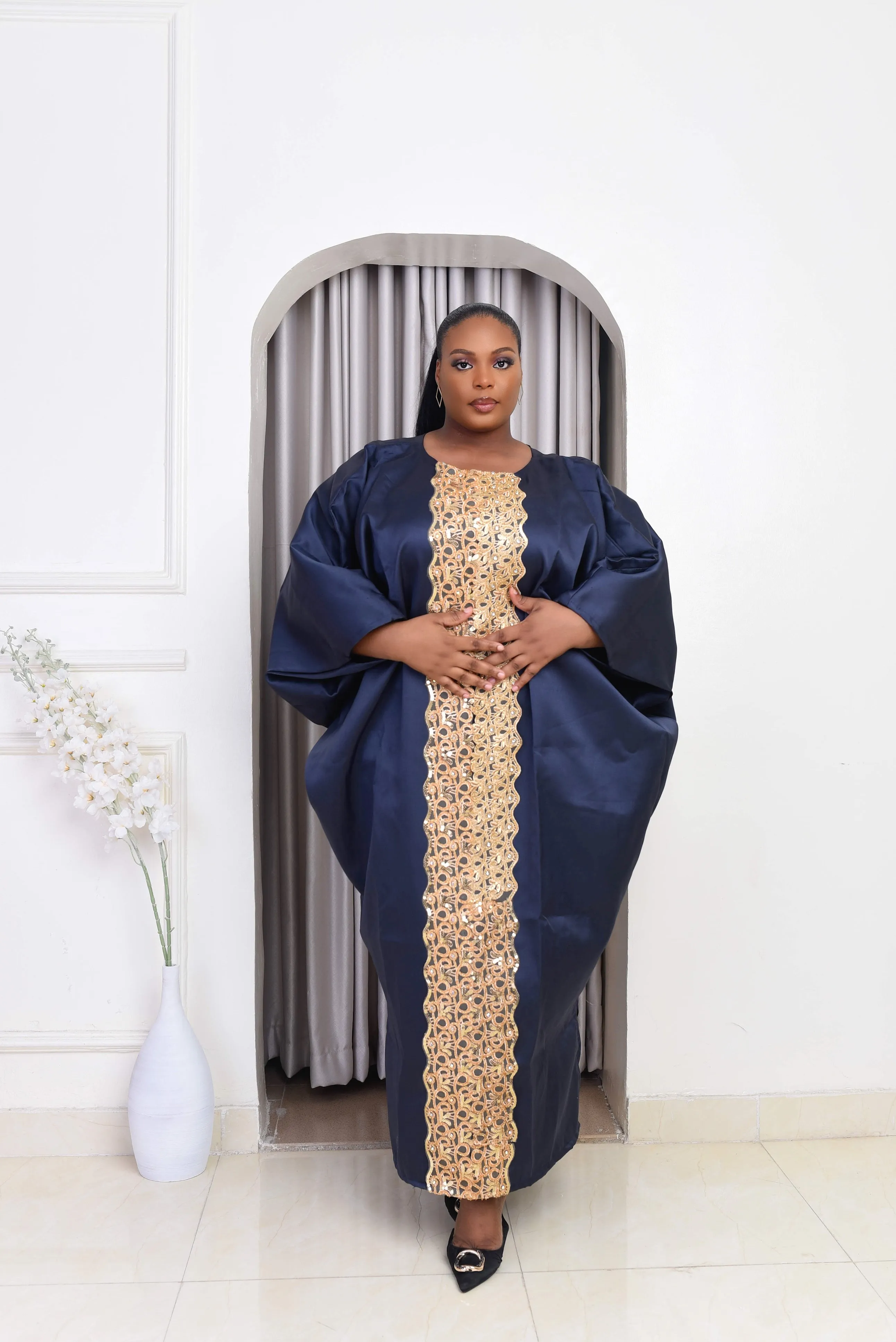 African Kaftan Boubou Bubu Maxi Dress - Imade