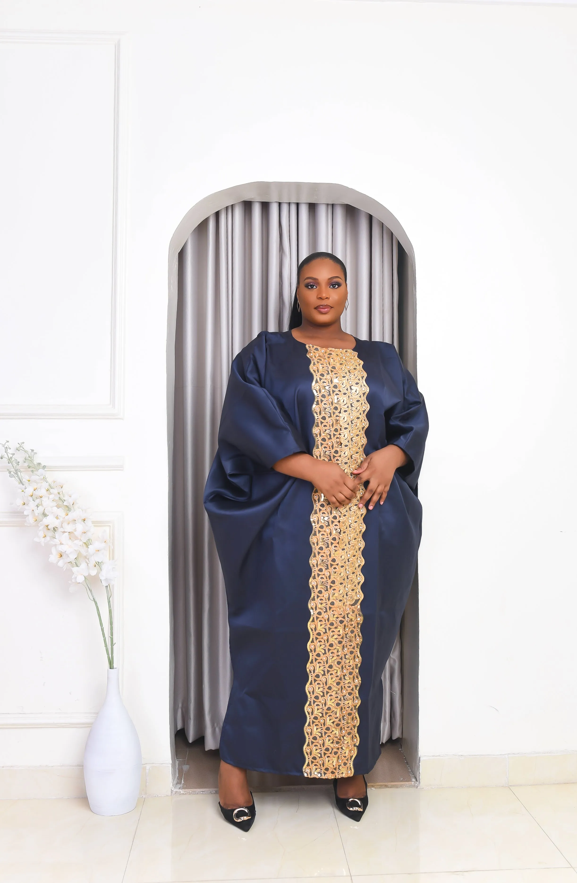 African Kaftan Boubou Bubu Maxi Dress - Imade