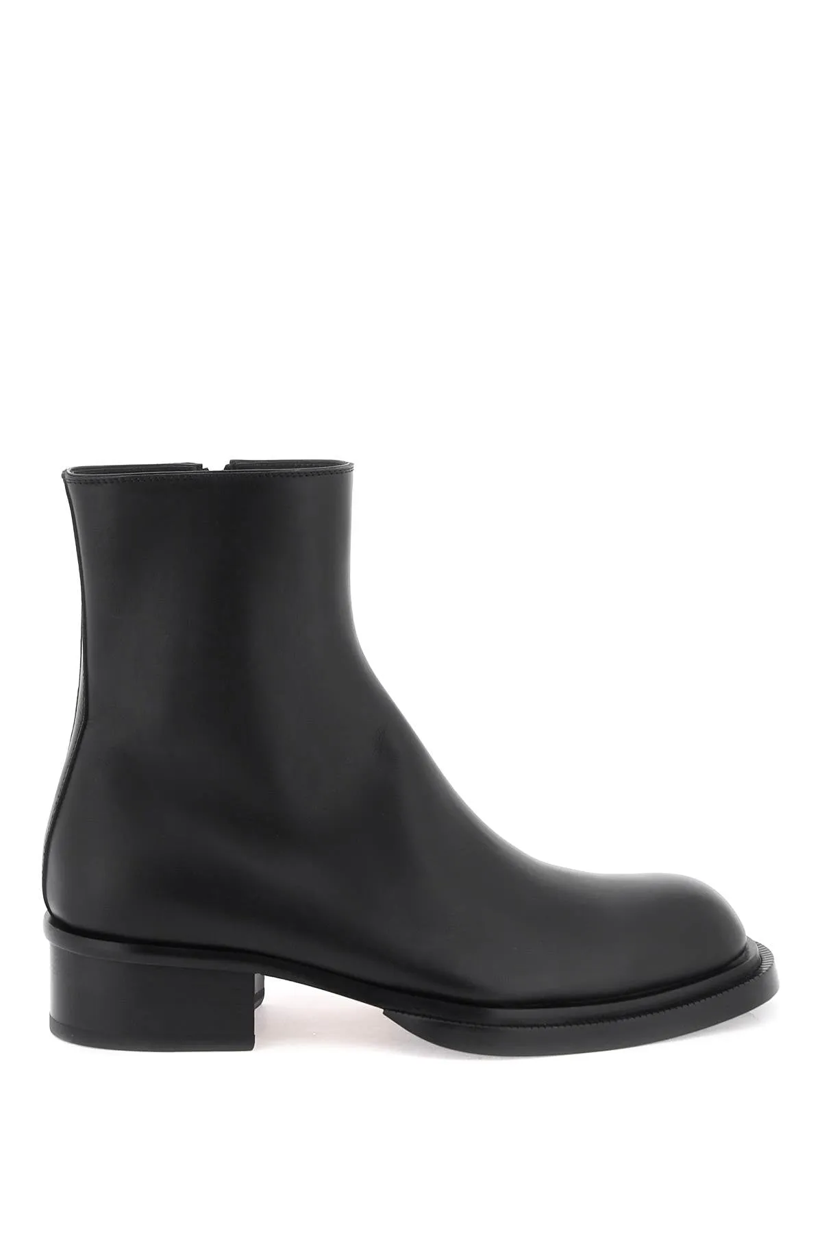 Alexander Mcqueen Cuban Stack Ankle Boots (Size - 45)