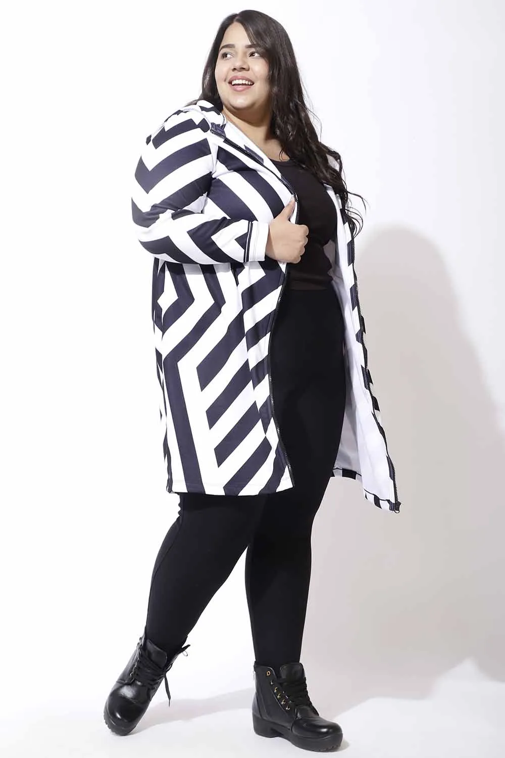 Bodycon Stripe Jacket Dress