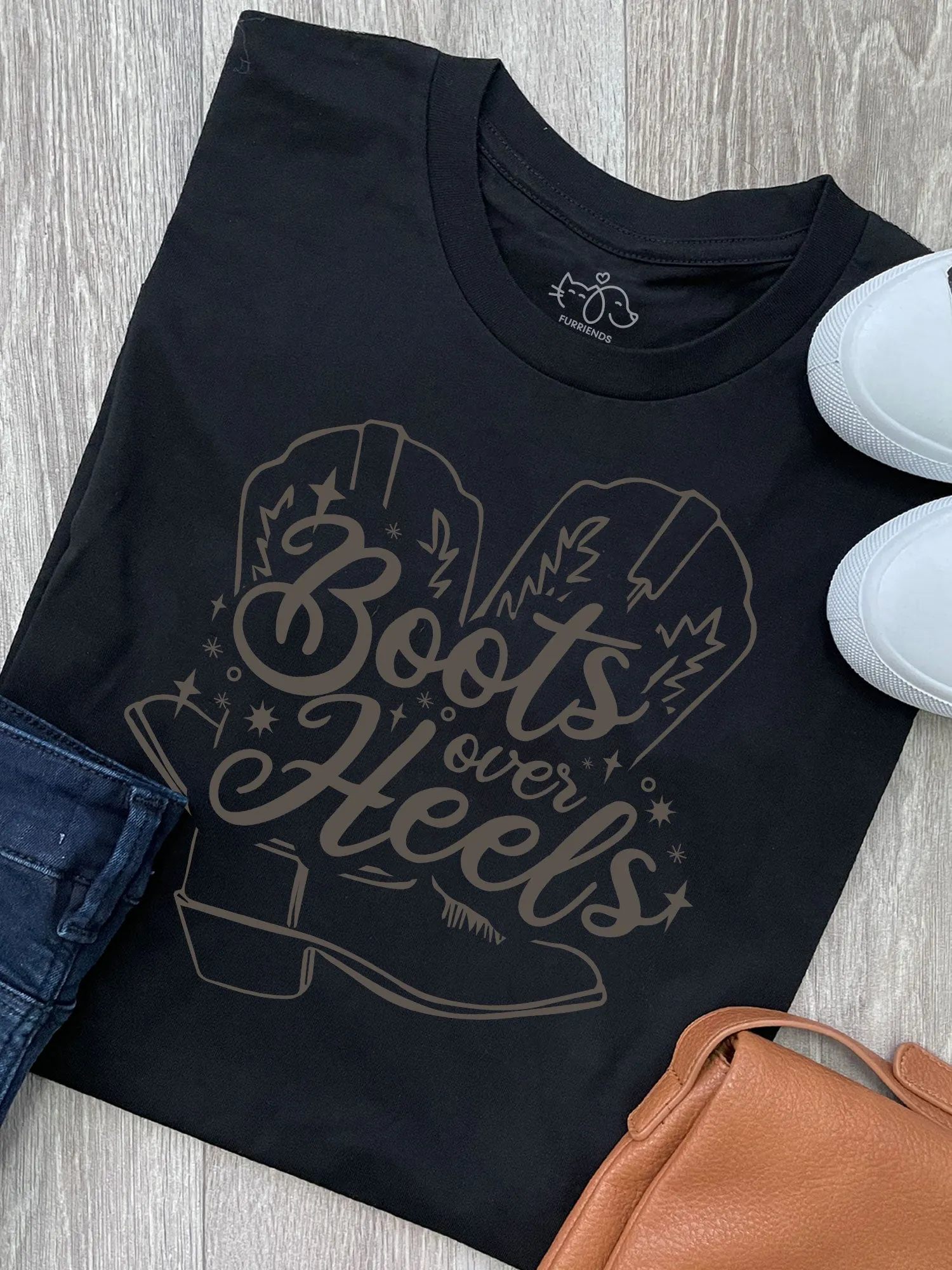 Boots Over Heels Ava Women's Regular Fit Tee