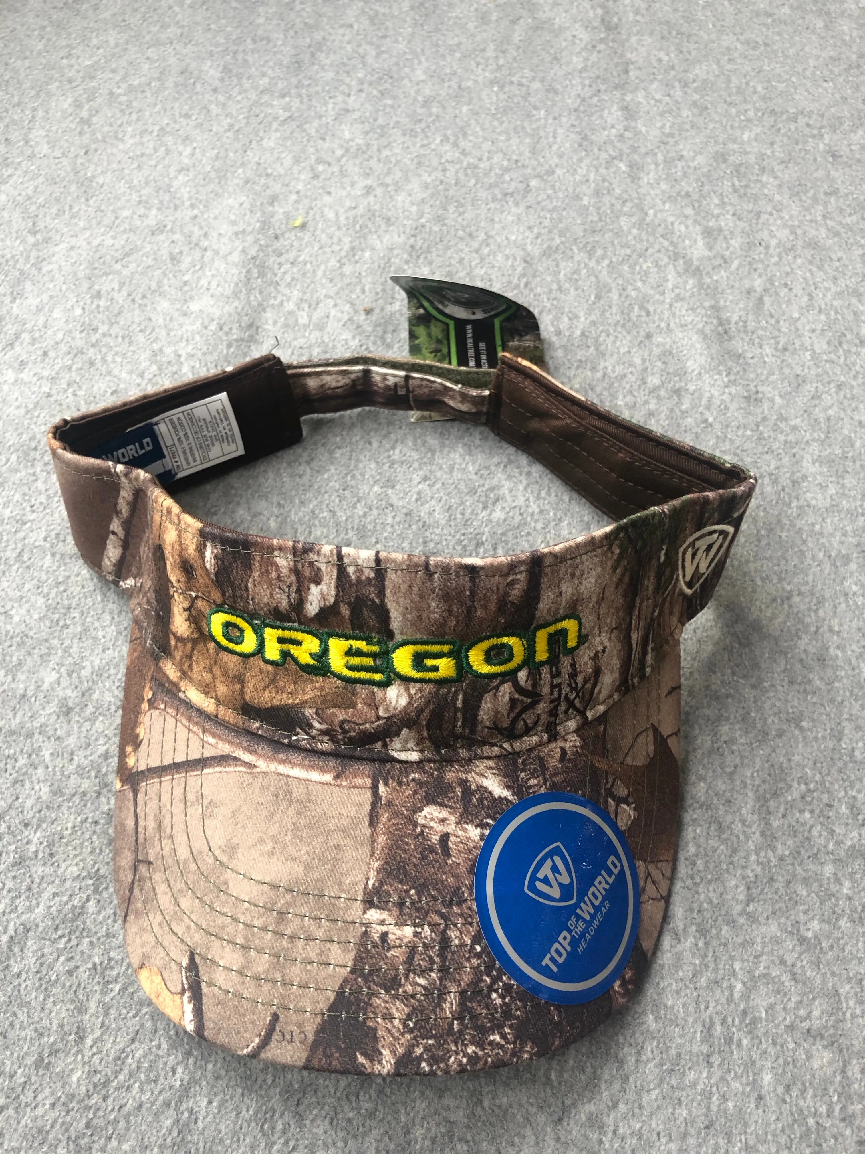 Camo Oregon Ducks Visor