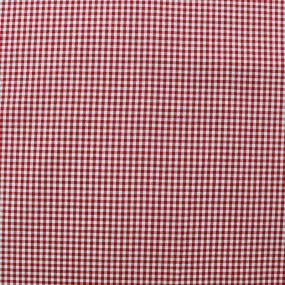 Dressmaking Cotton - Mini Gingham - Red and White