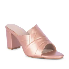 Healers Peach Block Heels For Women LSF-4 By Liberty