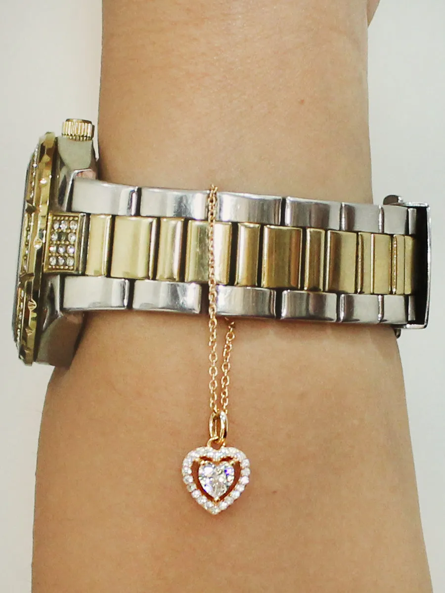 Heart Watch Charm