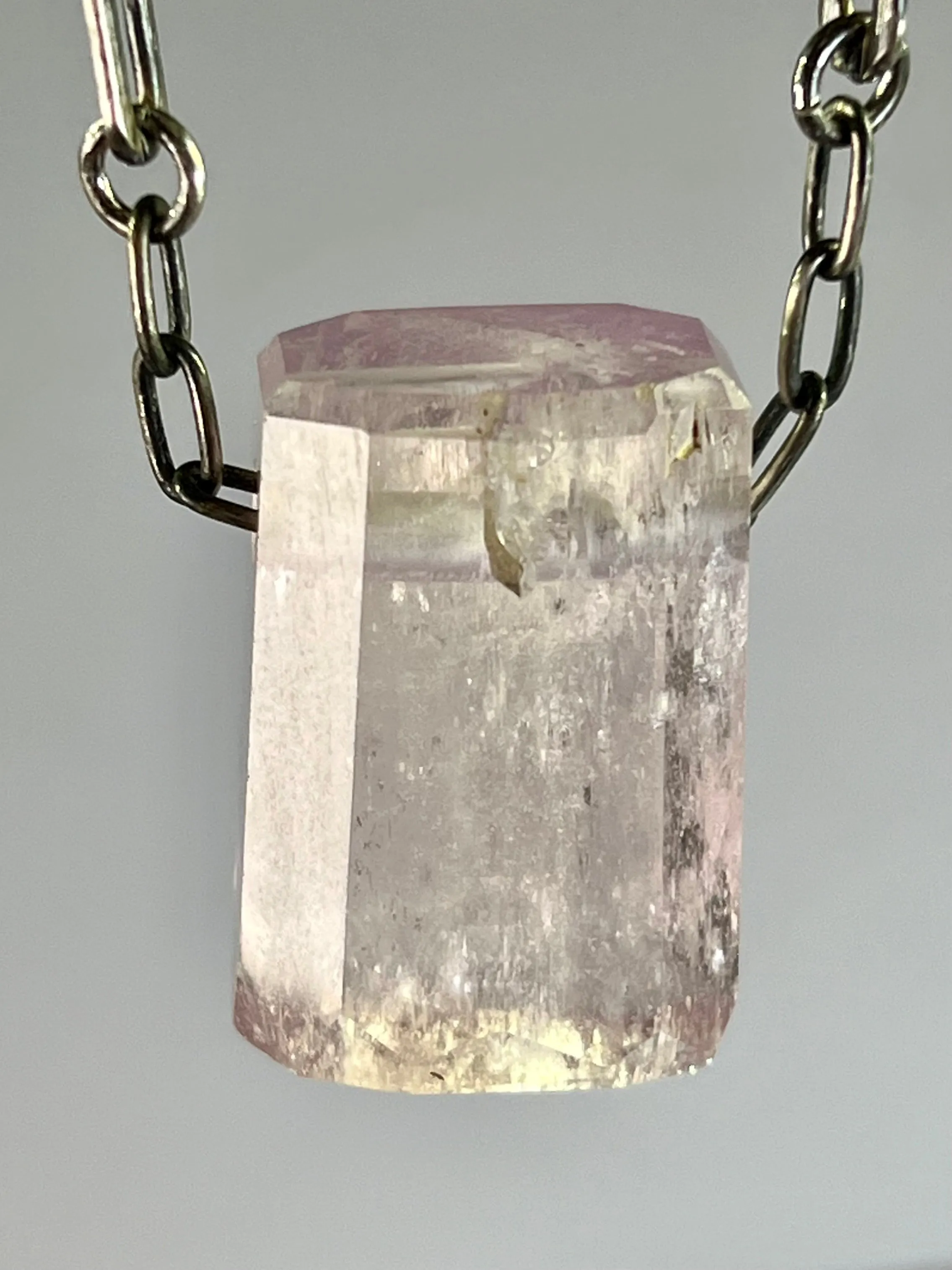 Kunzite Crystal Necklace