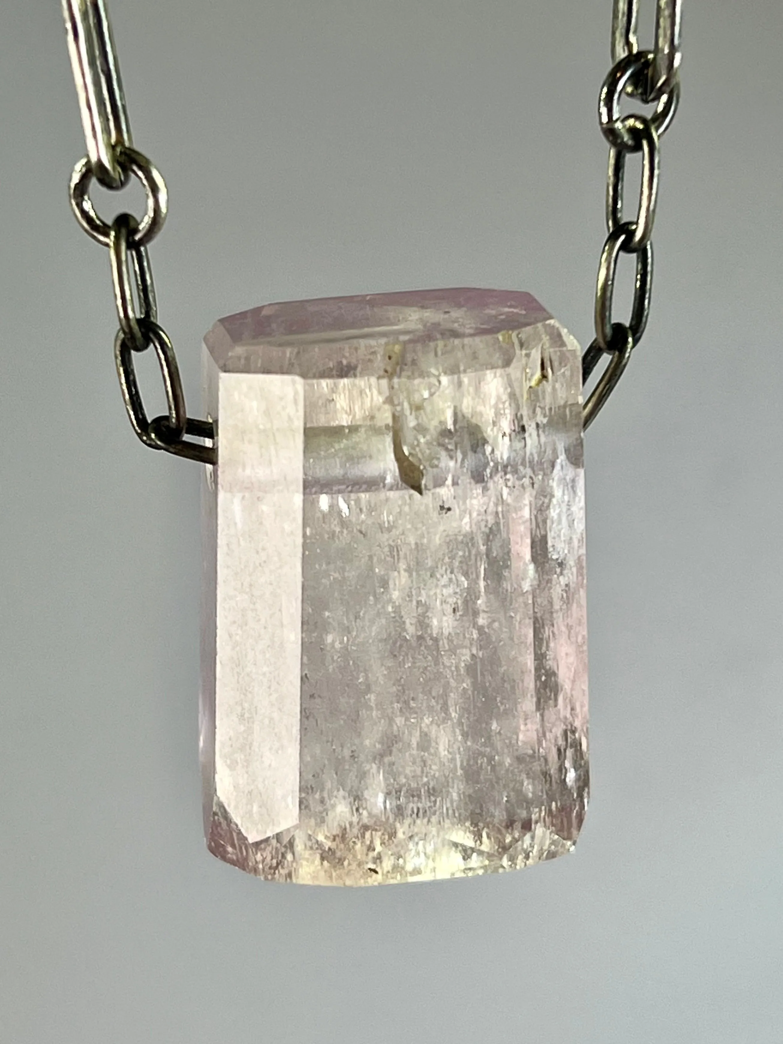 Kunzite Crystal Necklace