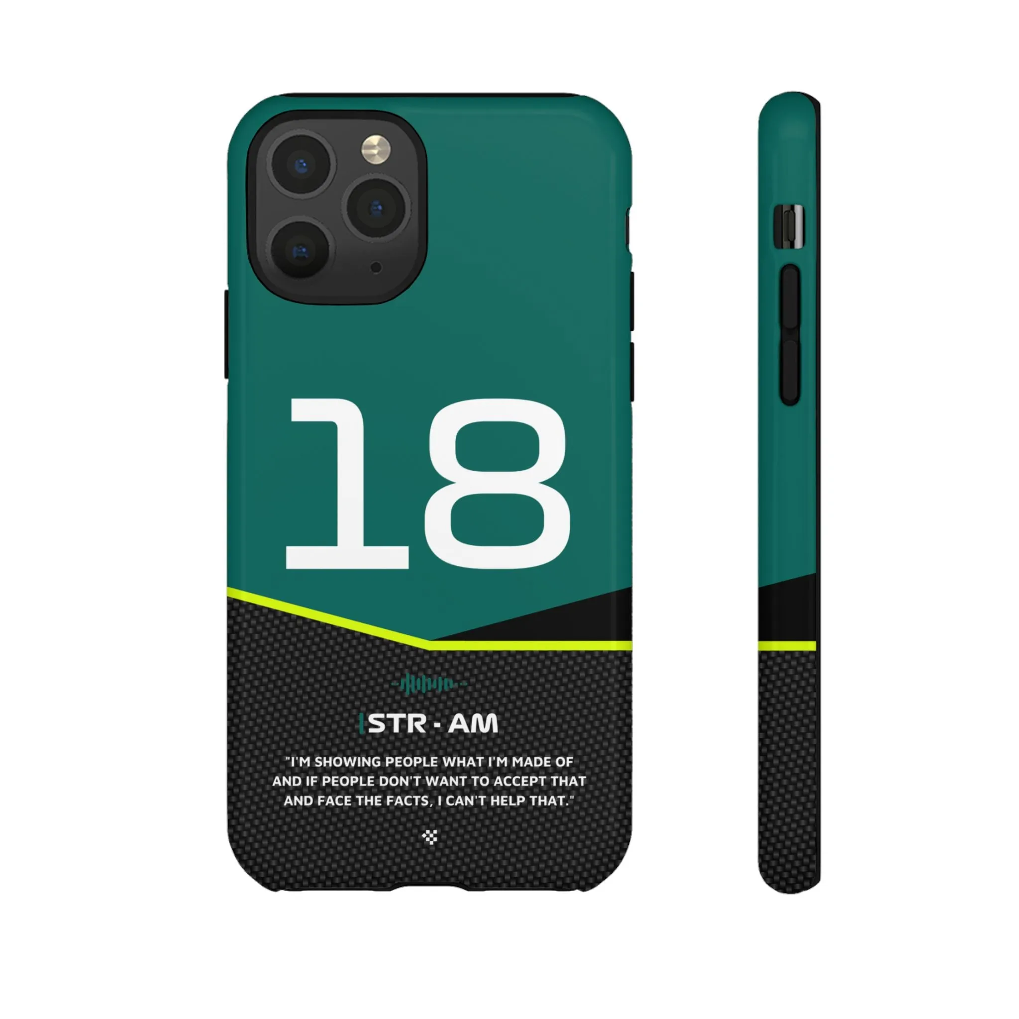 Lance Stroll F1 Car Phone Case 2024