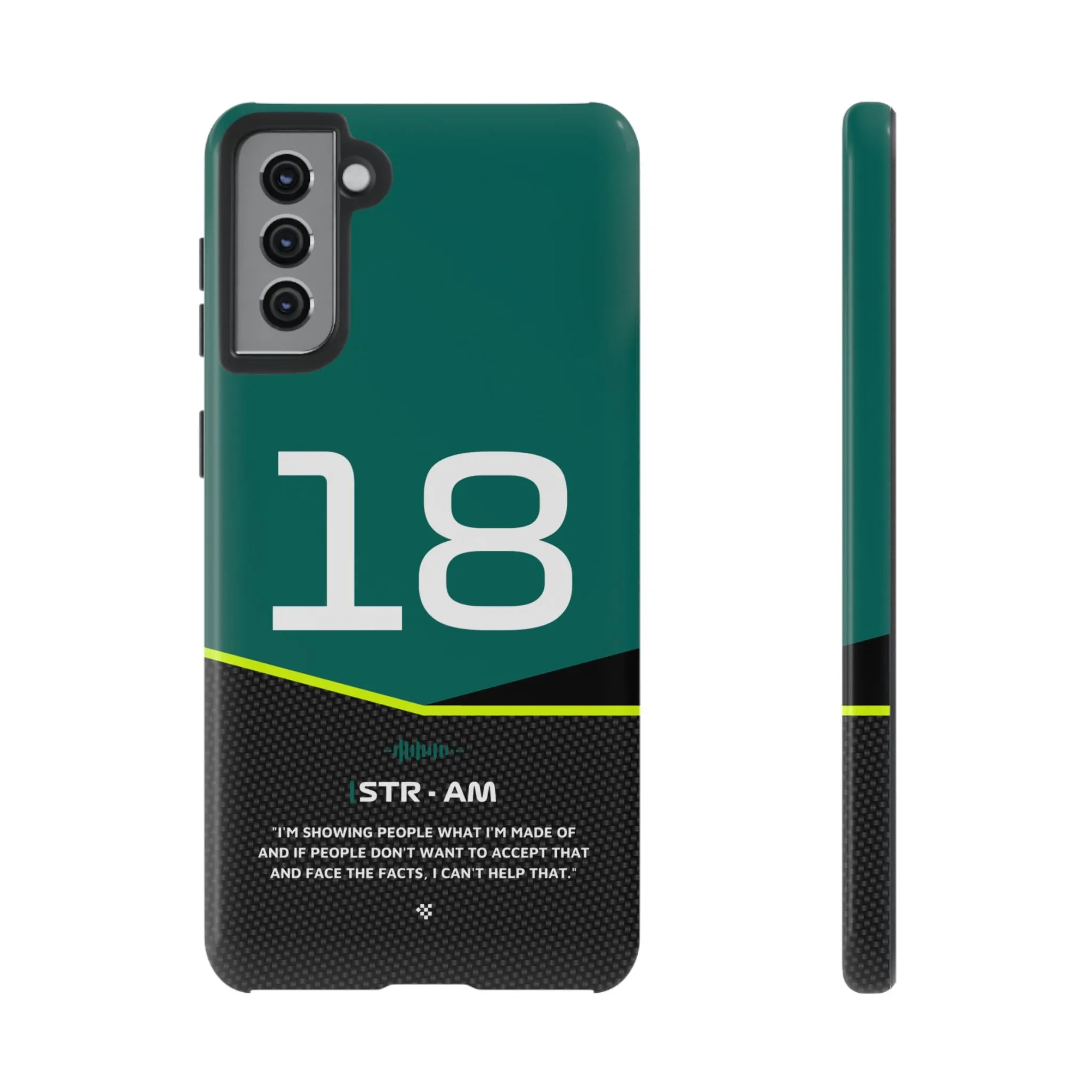 Lance Stroll F1 Car Phone Case 2024