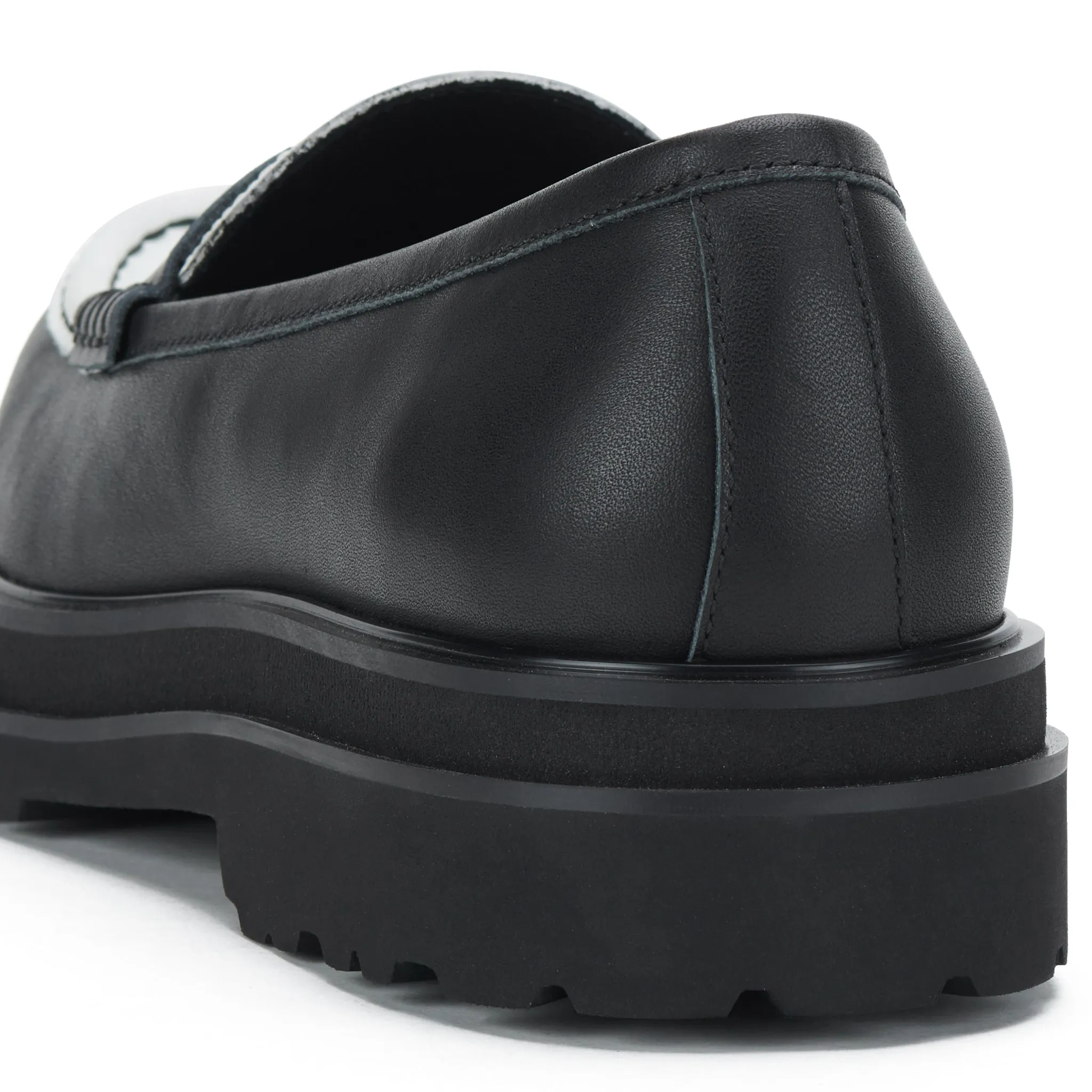 Loafer Mens Step Black/Bone