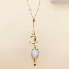 Opal Quartz Ballet Necklace