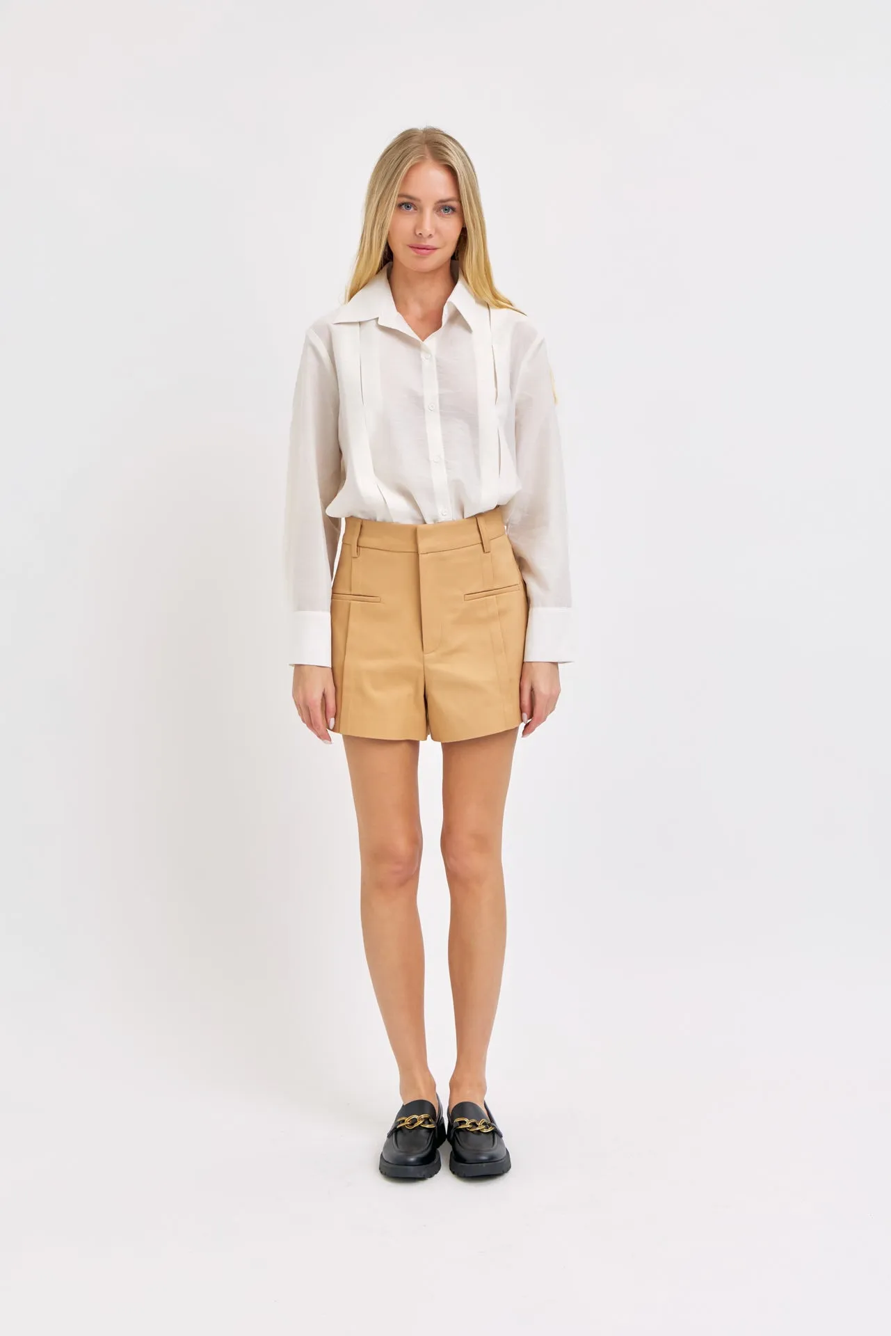 Over The Drama Shorts - Khaki