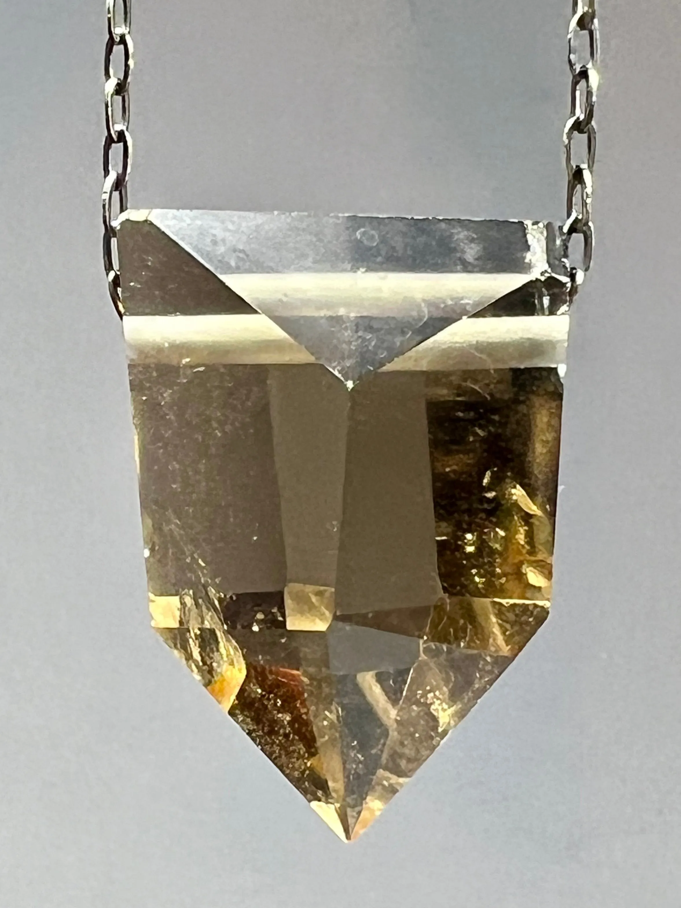 Smoky Quartz Crystal Necklace