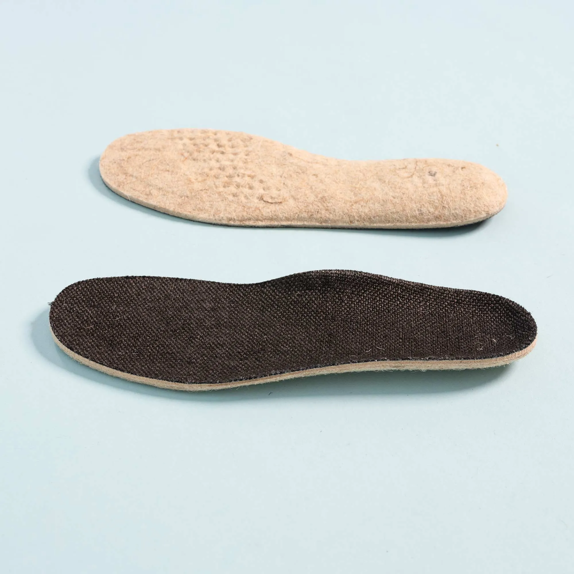 STANLEY PARK Organic Hemp Insole Footbed (Heat Fused with Natural Rubber & Felted Hemp) (100% Biodegradable)