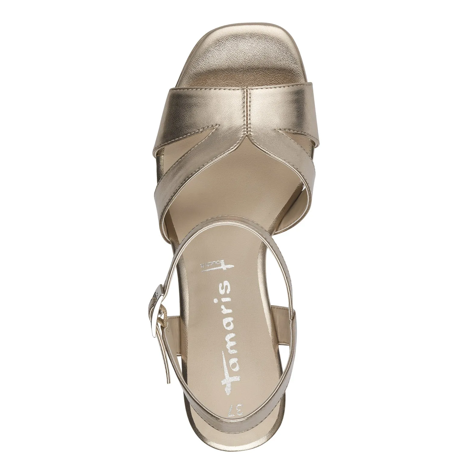 Tamaris Womens Sandal 28349 Light Gold