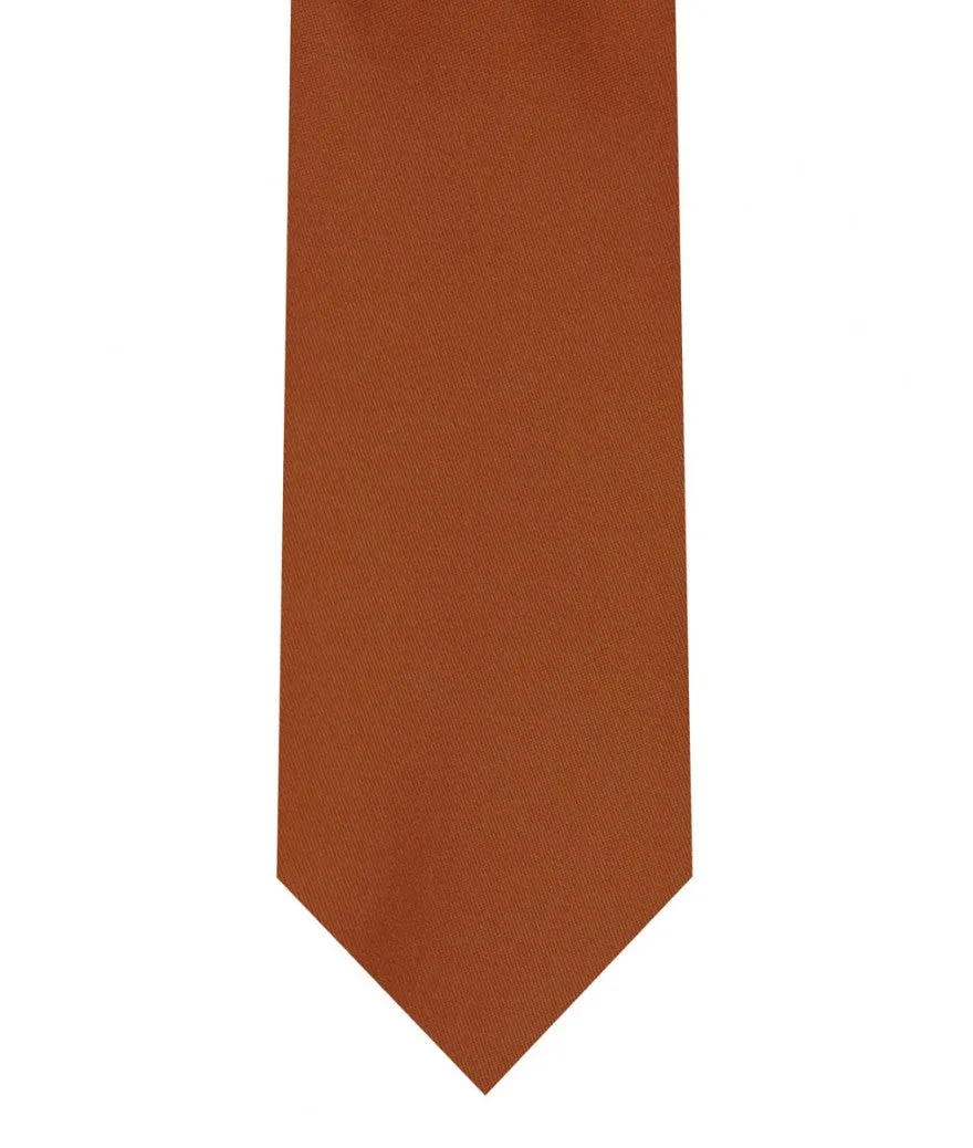 Tie & Pocket Square - Cinnamon